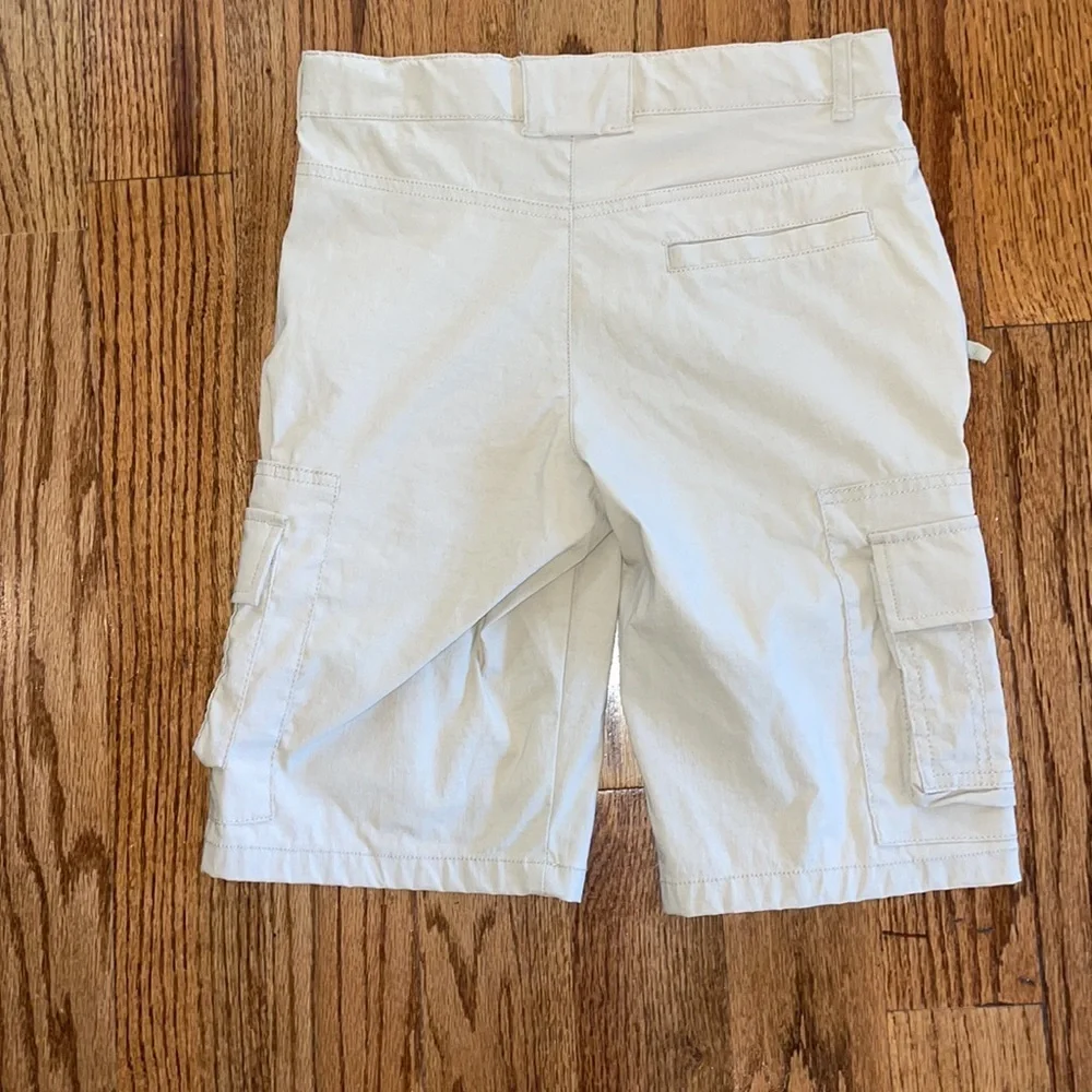 Pair of boys khaki shorts size 10. Cat and jack and gap. EUC